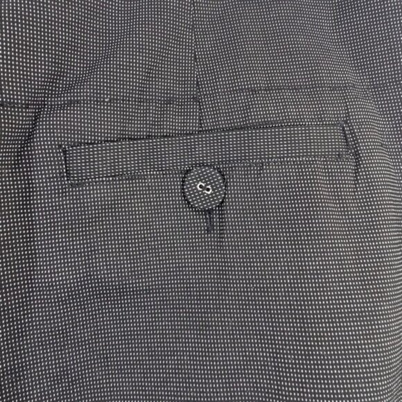 Kenar Pants Cotton Blend Size 4 Womens Cropped Flare Leg 6 in Side Zip Sailor - Picture 6 of 8